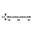 A KM18049 Stossverbinder80x3,5 6M A KM18049 Stossverbinder80x3,5 6M