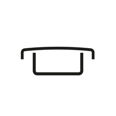 Stahlprofile Brückenhandlaufverbinder S235JR (1.0038) kaltgewalzt schwarz