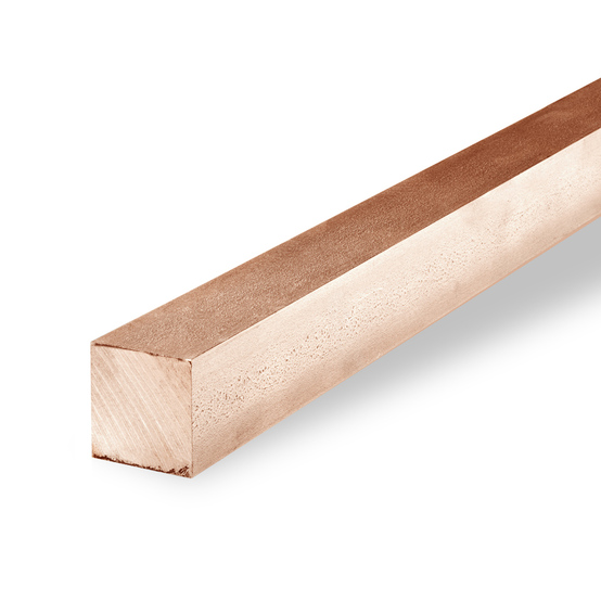 Kupfer Vierkant Cu-ETP - (CW004A - 2.0065) gezogen blank Kupfer Vierkant Cu-ETP - (CW004A - 2.0065) gezogen blank